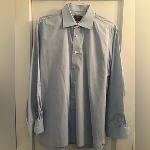 Hickey Freeman Sky Blue Men's Dress Shirt